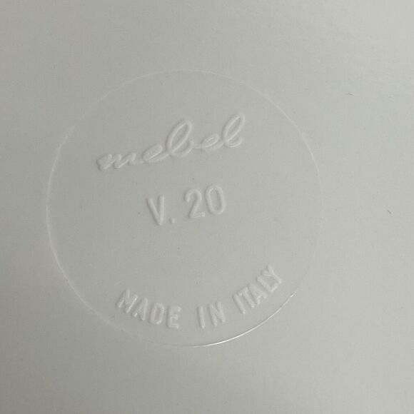 Mebel Melamine Square Plates Trays Myristica Moschata Plants Made In Italy - Picture 5 of 6